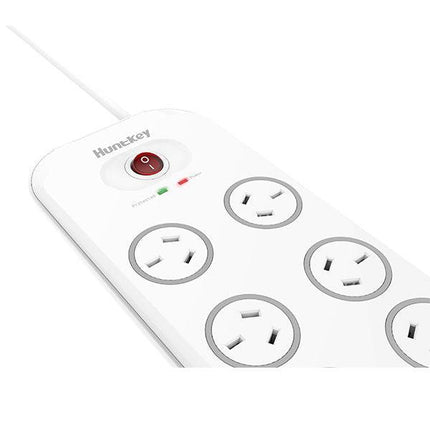 Huntkey 6-Outlet Surge Protector with 2 USB Charging Outlets (SAC607).