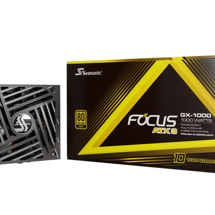 Seasonic 1000W Focus GX-1000 V4 Fully-Modular 80 PLUS Gold ATX3.1/PCIe 5.1 PSU SRP-FGX102-A5A32SF