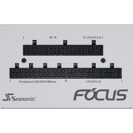 Seasonic FOCUS GX-750 White 750W ATX 3.0 Gold Modular PSU.