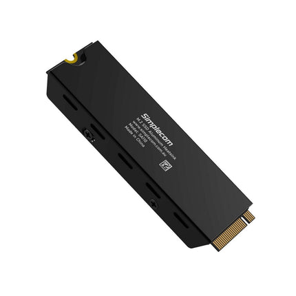 Simplecom SA110 M.2 SSD Aluminum Heatsink with Thermal Silicone Pads for PC and PS5.