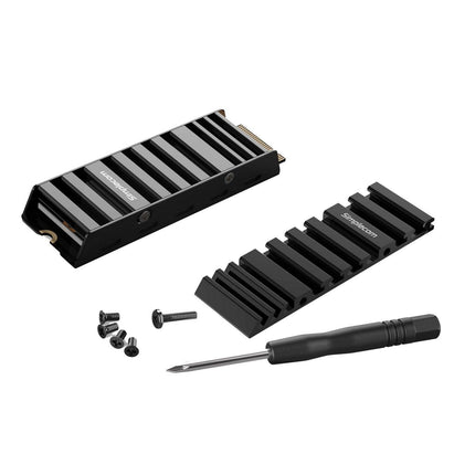 Simplecom SA110 M.2 SSD Aluminum Heatsink with Thermal Silicone Pads for PC and PS5.