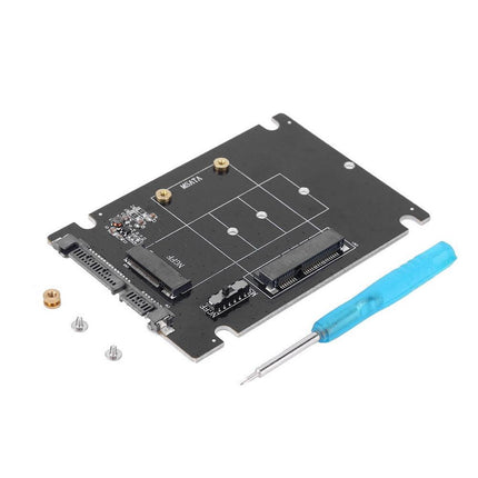 Simplecom SA207 mSATA + M.2 (NGFF) to SATA 2 In 1 Combo Adapter.