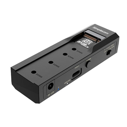 Simplecom SA536 USB to M.2 and SATA 2-IN-1 Adapter for 2.5"/3.5" HDD & NVMe/SATA M.2 SSD with Power Supply USB 3.2 Gen2 10Gbps.