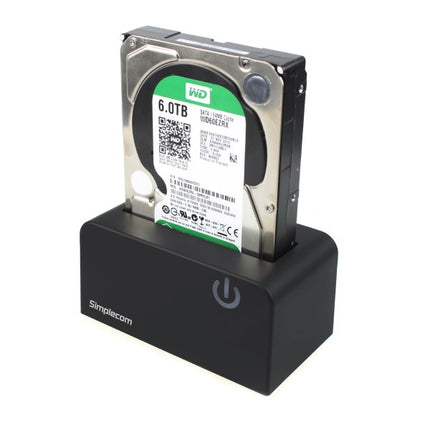 Simplecom SD326 USB 3.0 to SATA Hard Drive Docking Station for 3.5" and 2.5" HDD SSD.