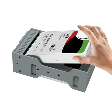 Simplecom SE482 SuperSpeed USB Dual Bay 3.5" SATA Hard Drive RAID Enclosure USB-C RAID 0/1, JBOD.
