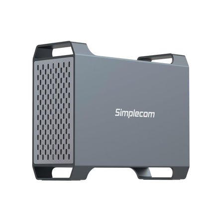 Simplecom SE482 SuperSpeed USB Dual Bay 3.5" SATA Hard Drive RAID Enclosure USB-C RAID 0/1, JBOD.
