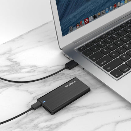 Simplecom SE502C SATA M.2 SSD to USB-C Enclosure USB 3.2 Gen1 5Gbps.