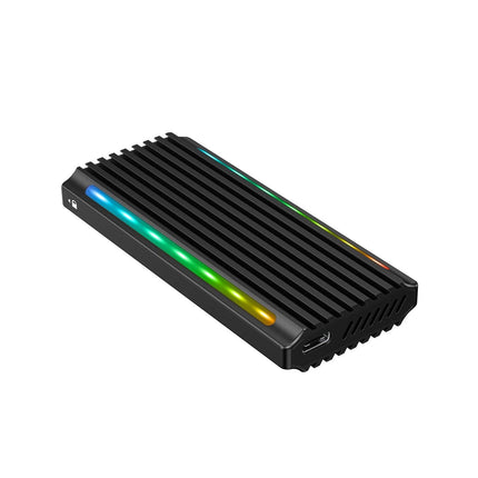 Simplecom SE525 NVMe / SATA M.2 SSD USB-C Enclosure with RGB Light USB 3.2 Gen 2 10Gbps.