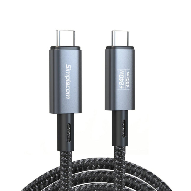 Simplecom CA615 USB-C to USB-C Cable USB4 40Gbps 5A 240W PD3.1 8K@60Hz 1.5M.