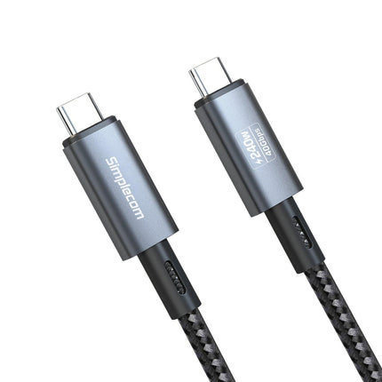 Simplecom CA615 USB-C to USB-C Cable USB4 40Gbps 5A 240W PD3.1 8K@60Hz 1.5M.