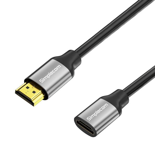 Simplecom CAF305 0.5M HDMI 2.1 Extension Cable Male to Female 48Gbps 8K@60Hz.