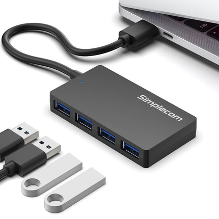Simplecom CH352 4-Port SuperSpeed USB 3.0 Type-A Hub.