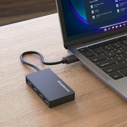 Simplecom CH352 4-Port SuperSpeed USB 3.0 Type-A Hub.