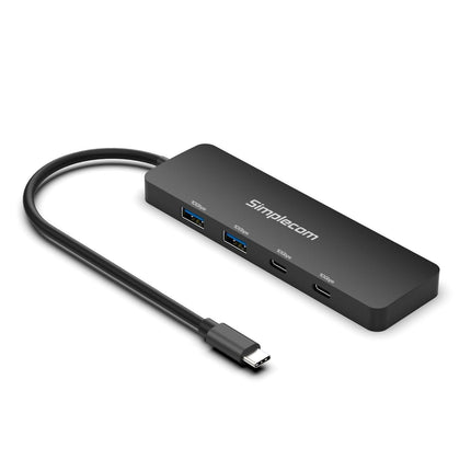 Simplecom CH392 USB 3.2 Gen2 USB-C 4-Port 10Gbps Hub (2x USB-A and 2x USB-C).