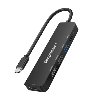 Simplecom CHT550 USB-C 5-in-1 Multiport Docking Station with USB Hub PD HDMI 2.0.