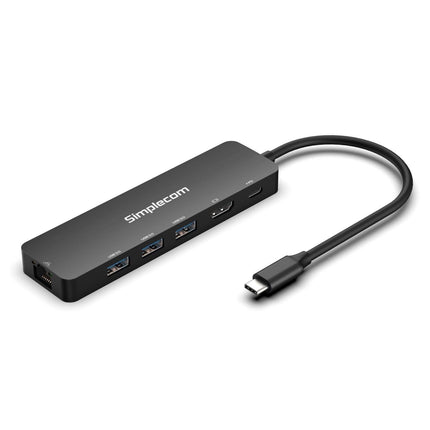 Simplecom CHT560 USB-C SuperSpeed 6-in-1 Multiport Docking Station HDMI 2.0.