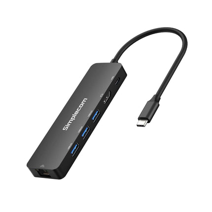 Simplecom CHT560 USB-C SuperSpeed 6-in-1 Multiport Docking Station HDMI 2.0.