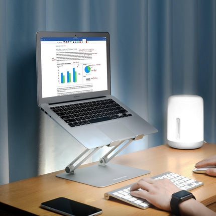 Simplecom CL520 Adjustable Aluminium Ergonomic Riser Stand for Laptop MacBook.