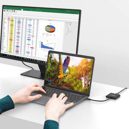 Simplecom DA320 USB-C 3-In-1 Adapter USB 3.2 Gen 1 5Gbps PD HDMI 2.0 4K@60Hz.