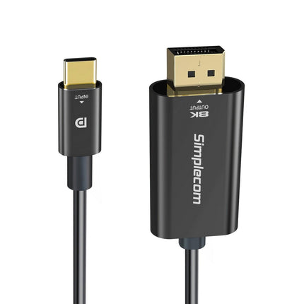 Simplecom DA323 USB-C to DisplayPort Cable DP1.4 8K@60Hz 2M.