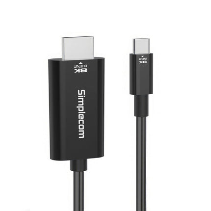 Simplecom DA324 USB-C to HDMI 2.1 Cable 2M HDCP 8K@60Hz.