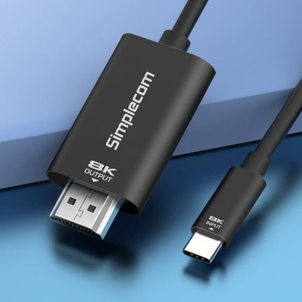 Simplecom DA324 USB-C to HDMI 2.1 Cable 2M HDCP 8K@60Hz.