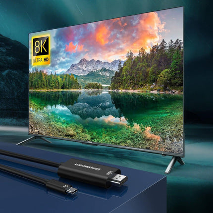 Simplecom DA324 USB-C to HDMI 2.1 Cable 2M HDCP 8K@60Hz.