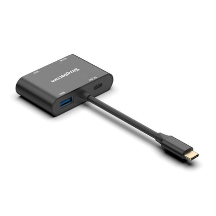 Simplecom DA440 4-in-1 USB-C Multiport Adapter with Power Delivery USB 3.0 VGA HDMI.