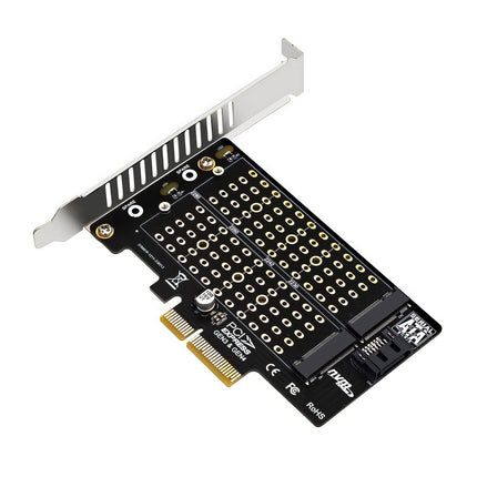 Simplecom EC412v2 NVMe and SATA M.2 SSD to PCIe x4 Expansion Card.