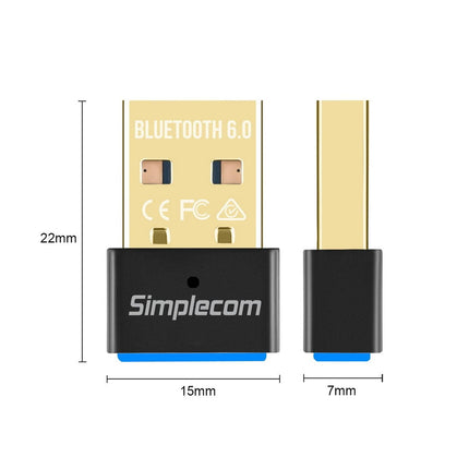 Simplecom NB600 USB Bluetooth 6.0 Adapter Wireless Dongle.