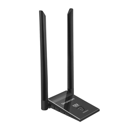 Simplecom NW628v2 AX1800 Dual Band WiFi 6 USB Adapter with 2x 5dBi High Gain Antennas.