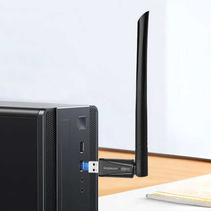 Simplecom NW831 Wi-Fi 6 and Bluetooth 5.3 Combo USB Adapter Dual Band AX900.