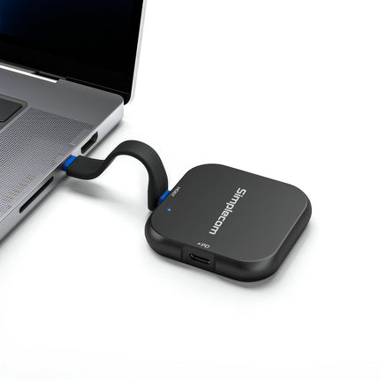 Simplecom SE523 Magnetic M.2 2230 NVMe SSD to USB-C Enclosure 10Gbps 100W PD Charging.