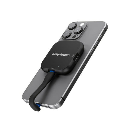 Simplecom SE523 Magnetic M.2 2230 NVMe SSD to USB-C Enclosure 10Gbps 100W PD Charging.