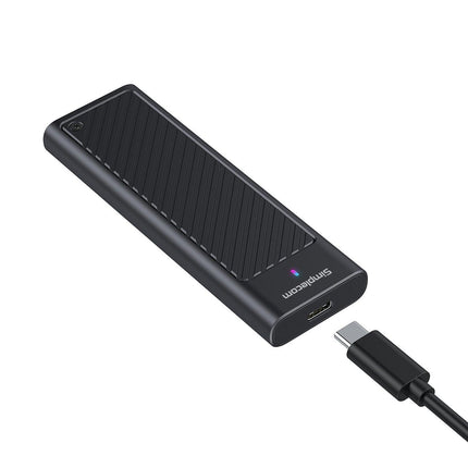 Simplecom SE538 M.2 SSD to USB 3.2 Gen 2x2 USB-C Enclosure 20Gbps NVMe SATA Dual Protocol.