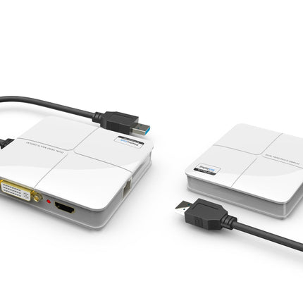 Winstars USB 3.0 Dual Head Display with Gigabit Ethernet Adapter (WS-UG39DH1).
