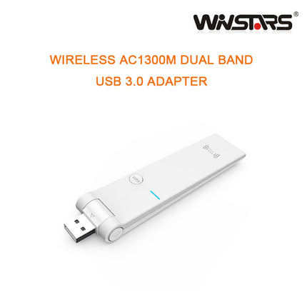 WINSTAR WIRELESS AC1300M DUAL BAND USB 3.0 ADAPTER.