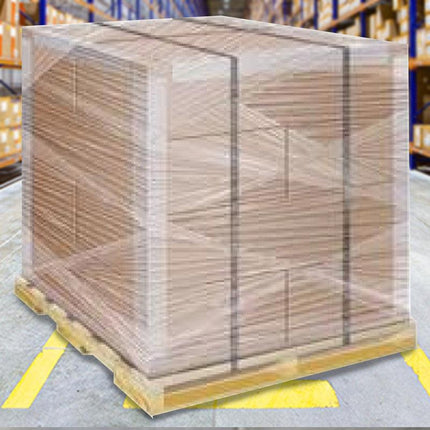 Moofer Premium Pallet Stretch Wrap 500mm x 300m x 25um Clear (4 Packs).