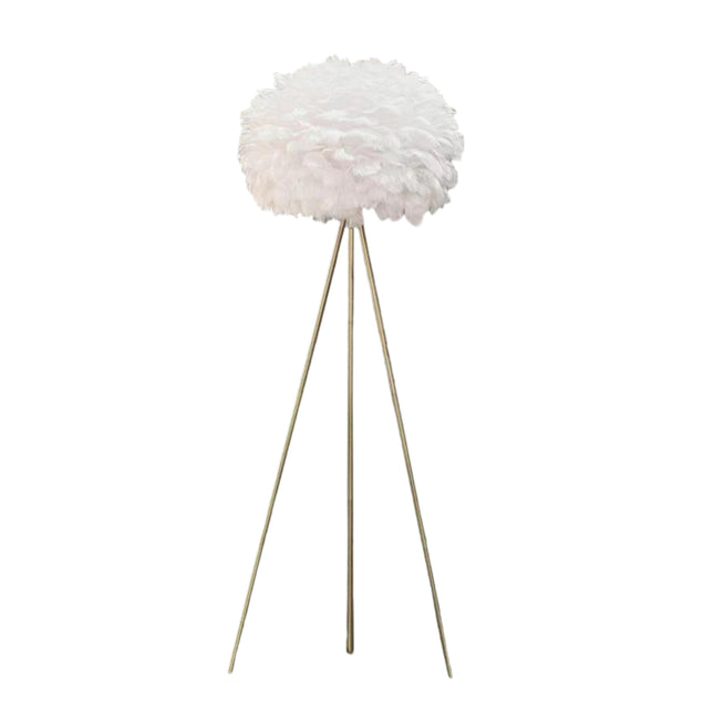 Feather Tripod Floor Lamp.