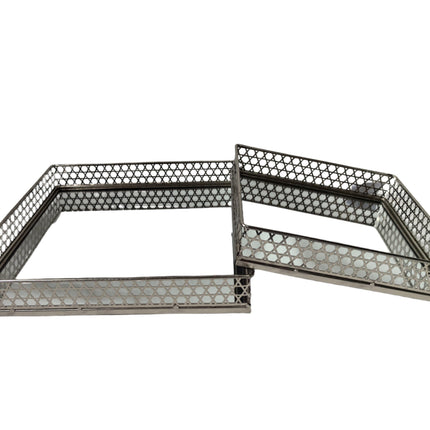 Nina Tray - Rectangle - Large - Silver.