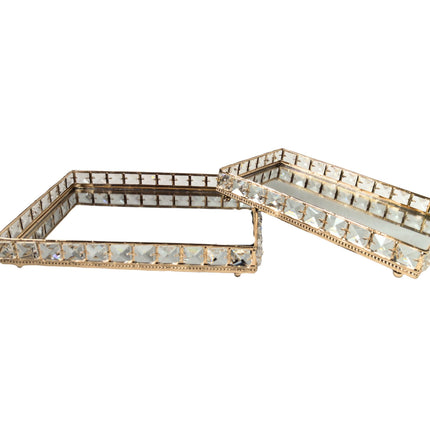 Katie Tray - Rectangle - Small - Gold.