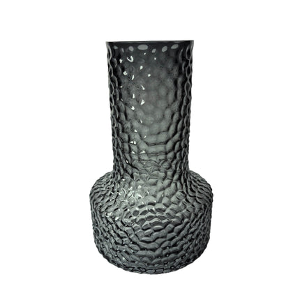 Green Hammer Glass Vase - 25cm.