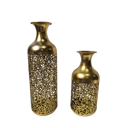 Maya Vase - Large - Gold.