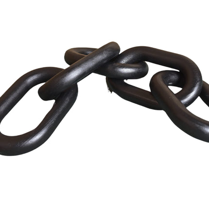 Wooden Chain Link Décor - Black.