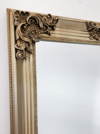 Deluxe French Provincial Ornate Mirror - Champagne - X large 210cm x 110cm.
