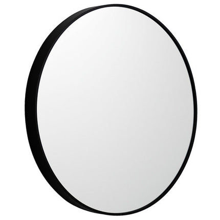 Metal Round Mirror 100cm - Black.