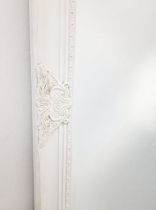 French Provincial Ornate Mirror - WHITE - X Large 100cm x 190cm.