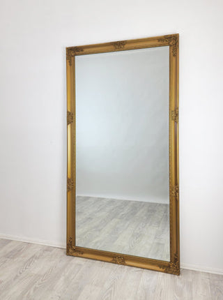 French Provincial Ornate Mirror - COUNTRY GOLD - X Large 100cm x 190cm.