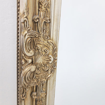 French Provincial Ornate Mirror - Champagne - Medium 70cm x 170cm.