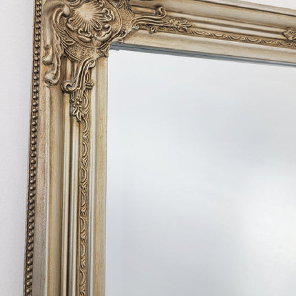 French Provincial Ornate Mirror - Champagne - Medium 70cm x 170cm.